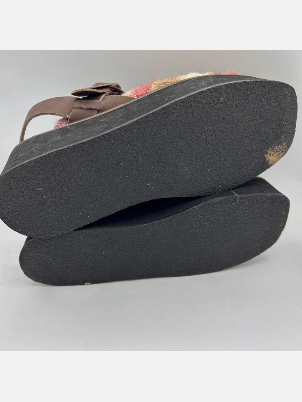 Free People Pink & Brown Platform Slingback Clogs - Picture 5 of 6